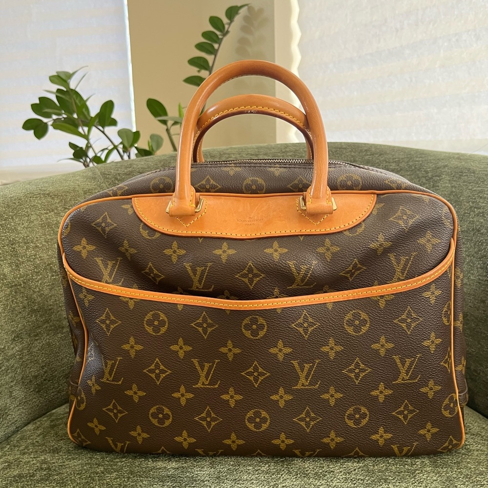 Louis Vuitton Brown Monogram Deauville Handbag